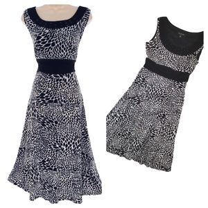 Perceptions - Fit & Flare Dress w/ Beaded Neckline - 8P